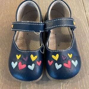 See Kai Run Ginny Mary Janes with Colorful Hearts
